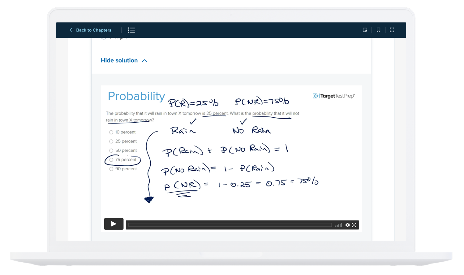 Verbal and Quant desktop