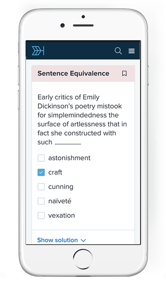 Verbal topic from mobile